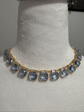 Lauren Ralph Lauren Light Blue Statement Necklace